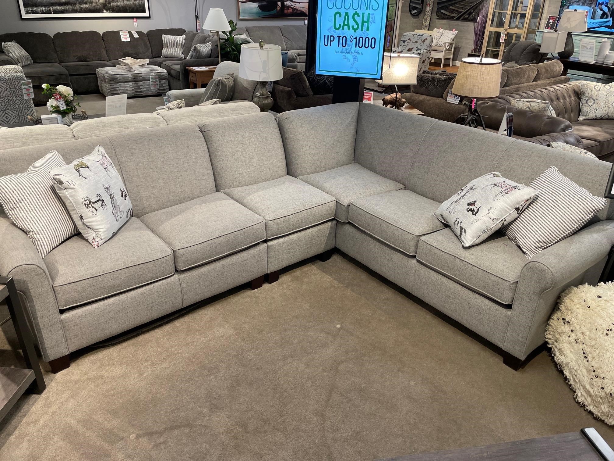 Small scale on sale sectional couch